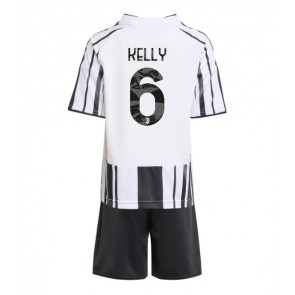 Juventus Lloyd Kelly #6 Kotipaita Lapsille 2025-26 Lyhythihainen (+ shortsit)